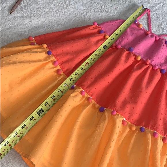 Tommy Bahama Pink & Orange Sundress 8 EUC Dress - Picture 9 of 11